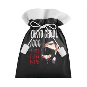 Подарочный 3D мешок с принтом Tokyo Ghoul в Тюмени, 100% полиэстер | Размер: 29*39 см | ccg | cover | ghoul | jack | kaneki | kureo | mado | tokyo | touka | unravel | гуль | канеки кен | куинкс | сёдзё | сова | токийский | ужасы | хайсе сасаки