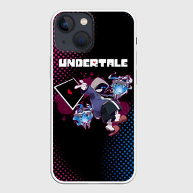 Чехол для iPhone 13 mini с принтом UNDERTALE в Тюмени,  |  | asriel dreemurr | chara | frisk | gaster blaster | sans | undertale | азриэль дримурр | андертейл | андрайн | гастер | меттатон | санс | фриск | чара