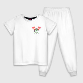Детская пижама хлопок с принтом PAYTON MOORMEIER (НА СПИНЕ) в Тюмени, 100% хлопок |  брюки и футболка прямого кроя, без карманов, на брюках мягкая резинка на поясе и по низу штанин
 | 