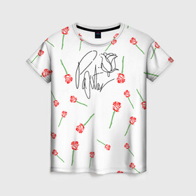 Женская футболка 3D с принтом PAYTON MOORMEIER  в Тюмени, 100% полиэфир ( синтетическое хлопкоподобное полотно) | прямой крой, круглый вырез горловины, длина до линии бедер | payton moormeier | tiktok | блогер | пейтон | пейтон моормиер | тикток | тиктокер | ютубер