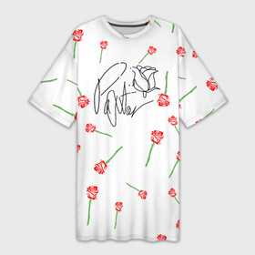 Платье-футболка 3D с принтом PAYTON MOORMEIER в Тюмени,  |  | payton moormeier | tiktok | блогер | пейтон | пейтон моормиер | тикток | тиктокер | ютубер