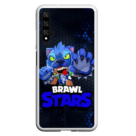 Чехол для Honor 20 с принтом Brawl Stars Blue Hex в Тюмени, Силикон | Область печати: задняя сторона чехла, без боковых панелей | brawl | brawl st | brawl stars | colt | dynamike | game | hex | leon | logo | mobo | poco | shelly | stars | бравл | динамайк | игра | игры | кольт | леон | лого | мобильные игры | надпись | поко | старс | шелли