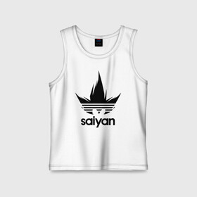 Детская майка хлопок с принтом Saiyan в Тюмени,  |  | adidas | logo | manga | training | абибас | адидас | брутальный | воин | герой | главный | жемчуг | зарядка | из | кавай | копия | крутой | кулак | лицо | м | малыш | манга | мастер | милый | мотивация | надпись | облако