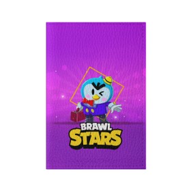 Обложка для паспорта матовая кожа с принтом Brawl Stars. Mr. P в Тюмени, натуральная матовая кожа | размер 19,3 х 13,7 см; прозрачные пластиковые крепления | bo | brawl | brock | bull | colt | dynamike | elprimo | jessie | leon | moba | nita | shelly | stars | бо | брок | булл | джесси | динамайк | кольт | леон | нита | шелли | эльпримо