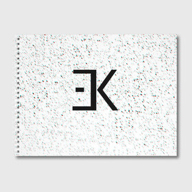 Альбом для рисования с принтом ЕГОР КРИД в Тюмени, 100% бумага
 | матовая бумага, плотность 200 мг. | Тематика изображения на принте: ek | ek team | family | kreed | егор булаткин | егор крид | ек | крид