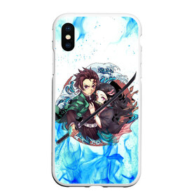 Чехол для iPhone XS Max матовый с принтом KIMETSU NO YAIBA в Тюмени, Силикон | Область печати: задняя сторона чехла, без боковых панелей | demon slayer | demon slayer: kimetsu no yaiba | kimetsu | kimetsu no yaiba | nezuko | slayer | tanjiro | клинок рассекающий демонов | незуко | танджиро | шинобу кочо