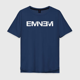 Мужская футболка хлопок Oversize с принтом EMINEM в Тюмени, 100% хлопок | свободный крой, круглый ворот, “спинка” длиннее передней части | eminem | rap | маршалл | музыка | музыкант | песни | реп | рэп | рэпер | хип хоп | эминем