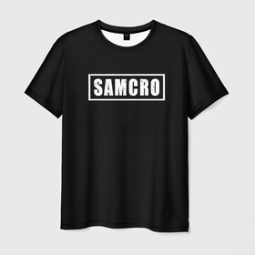 Мужская футболка 3D с принтом Сыны анархии в Тюмени, 100% полиэфир | прямой крой, круглый вырез горловины, длина до линии бедер | anarchy | samcro | soa | sons of anarchy | жнец | жнец с косой | самкро | сыны анархии