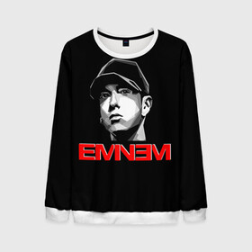Мужской свитшот 3D с принтом Eminem в Тюмени, 100% полиэстер с мягким внутренним слоем | круглый вырез горловины, мягкая резинка на манжетах и поясе, свободная посадка по фигуре | eminem | evil | ken kaniff | marshall bruce mathers iii | mm | rap | slim shady | маршалл брюс мэтерс iii | рэп | рэп рок | хип хоп | хорроркор | эминем