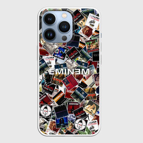 Чехол для iPhone 13 Pro с принтом Дискография EMINEM в Тюмени,  |  | discography | rap | альбом | обложка | паттрен | рэп | рэпер | эминем