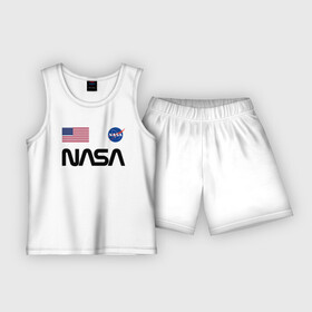 Детская пижама с шортами хлопок с принтом NASA  НАСА в Тюмени,  |  | nasa | space | space x | илон маск | космос | наса