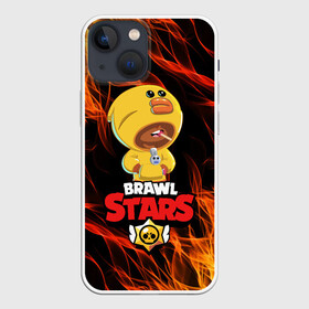 Чехол для iPhone 13 mini с принтом BRAWL STARS SALLY LEON в Тюмени,  |  | bibi | brawl stars | crow | el brown | leon | leon shark | max | sally leon | shark | stars | werewolf | акула | биби | ворон | леон | оборотень