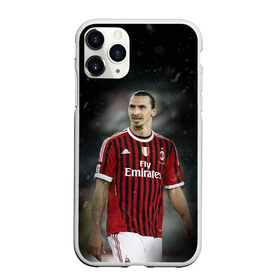 Чехол для iPhone 11 Pro матовый с принтом Златан Ибрагимович в Тюмени, Силикон |  | ac milan | champions | football | ibragimovich | ibrahimovic | milan | soccer | uefa | world cup | златан | златан ибрагимович | ибрагимович | лига чемпионов | милан | форма | футбол