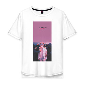 Мужская футболка хлопок Oversize с принтом BTS - Interlude Shadows в Тюмени, 100% хлопок | свободный крой, круглый ворот, “спинка” длиннее передней части | agust d | bangtan | boys | bts | interlude | korean | rap | shadows | suga | корея | рэпер