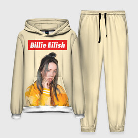 Мужской костюм 3D (с толстовкой) с принтом BILLIE EILISH. в Тюмени,  |  | Тематика изображения на принте: be | billie | billie eilish | blohsh | ghoul | билли | билли айлиш