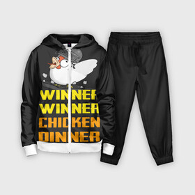 Детский костюм 3D с принтом Winner Chicken Dinner в Тюмени,  |  | asia | battle | chicken | dinner | duo | epic | guide | lucky | map | miramar | mobile | mortal | pro | royale | solo | winner | битва | лут | пабг | пубг | стрим | топ