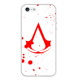 Чехол для iPhone 5/5S матовый с принтом ASSASSIN`S CREED в Тюмени, Силикон | Область печати: задняя сторона чехла, без боковых панелей | slayer | асасин | ассасин крид | ассассин | тамплиеры