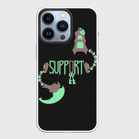 Чехол для iPhone 13 Pro с принтом Support в Тюмени,  |  | jinx | kda | league | lol | moba | pentakill | riot | rise | rus | skins | варвик | варус | воин | легенд | лига | лол | маг | стрелок | танк | чемпион