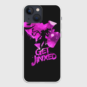 Чехол для iPhone 13 mini с принтом Get Jinxed в Тюмени,  |  | jinx | kda | league | lol | moba | pentakill | riot | rise | rus | skins | варвик | варус | воин | легенд | лига | лол | маг | стрелок | танк | чемпион