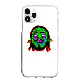 Чехол для iPhone 11 Pro Max матовый с принтом Post Malone в Тюмени, Силикон |  | art | hip hop | music | post malone | rap | rockstar | sound | zombie | арт | голова | зомби | музыка | музыкант | певец | пост малон | потеки | реп | репер | рэп | хип хоп