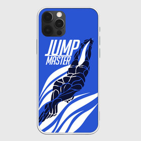 Чехол для iPhone 12 Pro Max с принтом Jump master в Тюмени, Силикон |  | Тематика изображения на принте: cliff diving | dive | diving | swimming | плавание | прыжки в воду | спорт