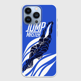 Чехол для iPhone 13 Pro с принтом Jump master в Тюмени,  |  | Тематика изображения на принте: cliff diving | dive | diving | swimming | плавание | прыжки в воду | спорт