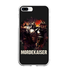 Чехол для iPhone 7Plus/8 Plus матовый с принтом Mordekaiser в Тюмени, Силикон | Область печати: задняя сторона чехла, без боковых панелей | Тематика изображения на принте: jinx | kda | league | lol | moba | pentakill | riot | rise | rus | skins | варвик | варус | воин | легенд | лига | лол | маг | стрелок | танк | чемпион