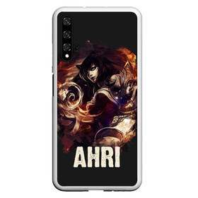 Чехол для Honor 20 с принтом Ahri в Тюмени, Силикон | Область печати: задняя сторона чехла, без боковых панелей | jinx | kda | league | lol | moba | pentakill | riot | rise | rus | skins | варвик | варус | воин | легенд | лига | лол | маг | стрелок | танк | чемпион