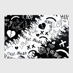 Магнитный плакат 3Х2 с принтом LIL PEEP | ЛИЛ ПИП в Тюмени, Полимерный материал с магнитным слоем | 6 деталей размером 9*9 см | lil peep | lil prince | pink | зарубежная музыка | лил пип | маленький принц