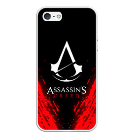 Чехол для iPhone 5/5S матовый с принтом ASSASSINS CREED в Тюмени, Силикон | Область печати: задняя сторона чехла, без боковых панелей | slayer | асасин | ассасин крид | ассассин | тамплиеры