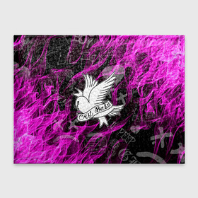 Обложка для студенческого билета с принтом LIL PEEP в Тюмени, натуральная кожа | Размер: 11*8 см; Печать на всей внешней стороне | Тематика изображения на принте: lil peep | lil prince | pink | зарубежная музыка | лил пип | маленький принц