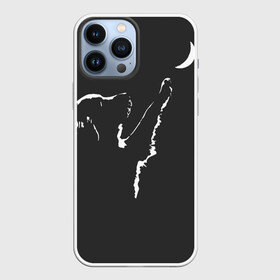 Чехол для iPhone 13 Pro Max с принтом Лунопёс в Тюмени,  |  | Тематика изображения на принте: 3d | волк | луна | пёс | принт | с луной | с принтом | с принтом собаки | с собакой | собака