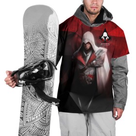 Накидка на куртку 3D с принтом Assasins creed в Тюмени, 100% полиэстер |  | creed | асасин | асасин крид | ассасин | ассассин | войско | крид | меч | приключения | самурай
