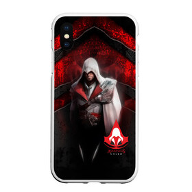 Чехол для iPhone XS Max матовый с принтом Assasins creed в Тюмени, Силикон | Область печати: задняя сторона чехла, без боковых панелей | creed | асасин | асасин крид | ассасин | ассассин | войско | крид | меч | приключения | самурай