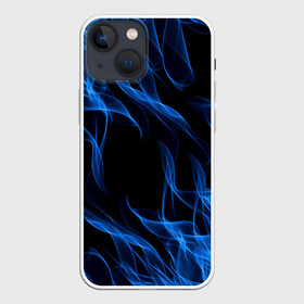 Чехол для iPhone 13 mini с принтом BLUE FIRE FLAME в Тюмени,  |  | bright | fire | flame | heat | light | wildfire | искры | огненный | огонь | пламя | пожар