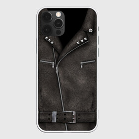 Чехол для iPhone 12 Pro Max с принтом Косуха Байкерская в Тюмени, Силикон |  | biker jacket | jacket | leather jacket | байкерская | байкерская куртка | кожанка | косуха | косуха байкерская | куртка