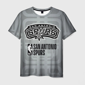 Мужская футболка 3D с принтом San Antonio Spurs 21 в Тюмени, 100% полиэфир | прямой крой, круглый вырез горловины, длина до линии бедер | 21 | duncan | nba | san antonio spurs | баскетбол | данкан | нба | сан антонио