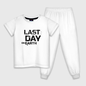 Детская пижама хлопок с принтом Last Day On Earth в Тюмени, 100% хлопок |  брюки и футболка прямого кроя, без карманов, на брюках мягкая резинка на поясе и по низу штанин
 | 