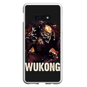 Чехол для Samsung S10E с принтом Wukong в Тюмени, Силикон | Область печати: задняя сторона чехла, без боковых панелей | Тематика изображения на принте: jinx | kda | league | lol | moba | pentakill | riot | rise | rus | skins | варвик | варус | воин | легенд | лига | лол | маг | стрелок | танк | чемпион