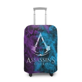 Чехол для чемодана 3D с принтом Assassins Creed в Тюмени, 86% полиэфир, 14% спандекс | двустороннее нанесение принта, прорези для ручек и колес | mmorpg | rogue | асасин | асассин | ассасин крид | ассассин