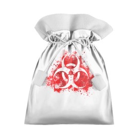 Подарочный 3D мешок с принтом Plague Inc. в Тюмени, 100% полиэстер | Размер: 29*39 см | Тематика изображения на принте: 2019 | biohazard | china | game | ncov | plague | virus | warning | вирус | игра | китай