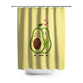 Штора 3D для ванной с принтом Влюбленные Веганы Авокадо в Тюмени, 100% полиэстер | плотность материала — 100 г/м2. Стандартный размер — 146 см х 180 см. По верхнему краю — пластиковые люверсы для креплений. В комплекте 10 пластиковых колец | 14 февраля | avocado | based | plant | vegan | авокадо | валентина | веган | влюбленный | день | диета | для девочек | для фитнеса | женская | зож | кето | кето диета | купить | мужская | с авокадо | с принтом | фитнес