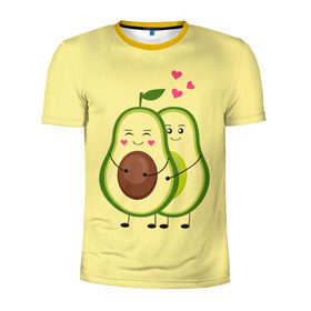Мужская футболка 3D спортивная с принтом Влюбленные Веганы Авокадо в Тюмени, 100% полиэстер с улучшенными характеристиками | приталенный силуэт, круглая горловина, широкие плечи, сужается к линии бедра | 14 февраля | avocado | based | plant | vegan | авокадо | валентина | веган | влюбленный | день | диета | для девочек | для фитнеса | женская | зож | кето | кето диета | купить | мужская | с авокадо | с принтом | фитнес