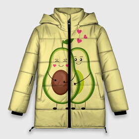 Женская зимняя куртка 3D с принтом Влюбленные Веганы Авокадо в Тюмени, верх — 100% полиэстер; подкладка — 100% полиэстер; утеплитель — 100% полиэстер | длина ниже бедра, силуэт Оверсайз. Есть воротник-стойка, отстегивающийся капюшон и ветрозащитная планка. 

Боковые карманы с листочкой на кнопках и внутренний карман на молнии | 14 февраля | avocado | based | plant | vegan | авокадо | валентина | веган | влюбленный | день | диета | для девочек | для фитнеса | женская | зож | кето | кето диета | купить | мужская | с авокадо | с принтом | фитнес
