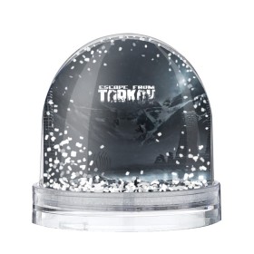 Снежный шар с принтом ESCAPE FROM TARKOV в Тюмени, Пластик | Изображение внутри шара печатается на глянцевой фотобумаге с двух сторон | escape from tarkov | game | игры | побег из таркова | тарков | шутер