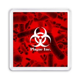 Магнит 55*55 с принтом PLAGUE INC. в Тюмени, Пластик | Размер: 65*65 мм; Размер печати: 55*55 мм | Тематика изображения на принте: molecule | plague inc | абстракция | бактерии | вирус | клетки | медицина | микробы | молекулы | наука | нейрон | нейроны | планета | текстура | текстуры | формула