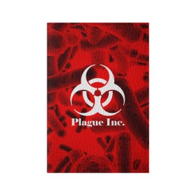 Обложка для паспорта матовая кожа с принтом PLAGUE INC. в Тюмени, натуральная матовая кожа | размер 19,3 х 13,7 см; прозрачные пластиковые крепления | Тематика изображения на принте: molecule | plague inc | абстракция | бактерии | вирус | клетки | медицина | микробы | молекулы | наука | нейрон | нейроны | планета | текстура | текстуры | формула