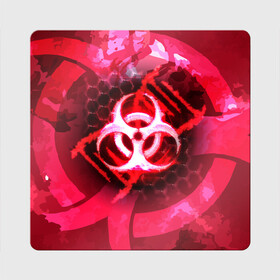 Магнит виниловый Квадрат с принтом Plague Inc LC (Oko) в Тюмени, полимерный материал с магнитным слоем | размер 9*9 см, закругленные углы | авторская | вирус | знаки | игры | интересная | каракули | круг | лабиринт | линии | мозаика | необычная | око | символы | страшная | туннель | черная | эпидемия