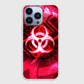 Чехол для iPhone 13 Pro с принтом Plague Inc LC (Oko) в Тюмени,  |  | Тематика изображения на принте: авторская | вирус | знаки | игры | интересная | каракули | круг | лабиринт | линии | мозаика | необычная | око | символы | страшная | туннель | черная | эпидемия