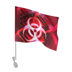 Флаг для автомобиля с принтом Plague Inc LB (Oko) в Тюмени, 100% полиэстер | Размер: 30*21 см | авторская | вирус | знаки | игры | интересная | каракули | круг | лабиринт | линии | мозаика | необычная | око | символы | страшная | туннель | черная | эпидемия